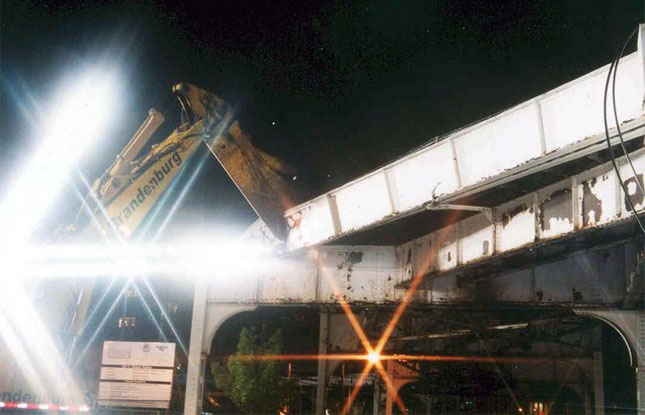 Girder Demolition at CTA Project