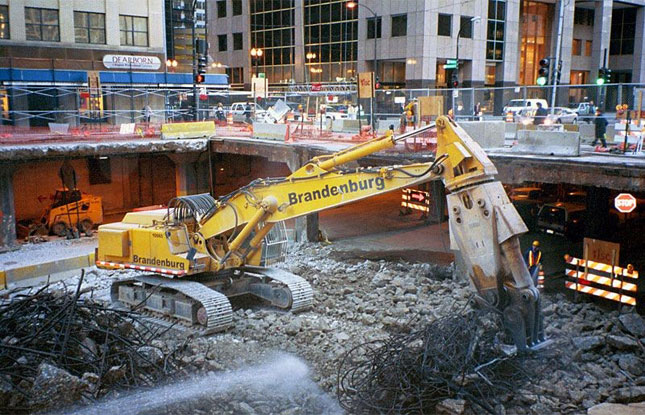 Wacker Drive Salvage Segregation and Recycling